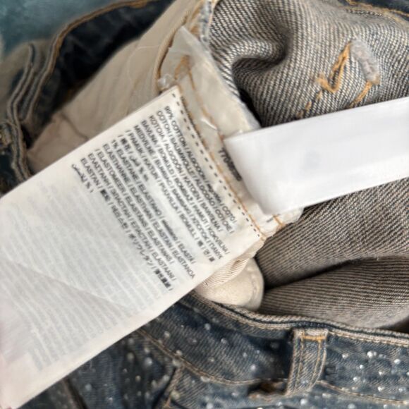 Maniere De Voir Black and Gray Flare Jeans - Picture 5 of 10